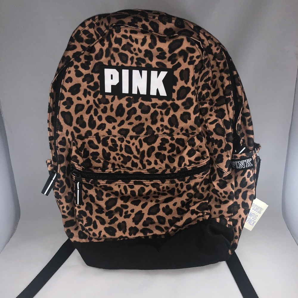 NWT Leopard Victoria's Secret PINK Backpack
